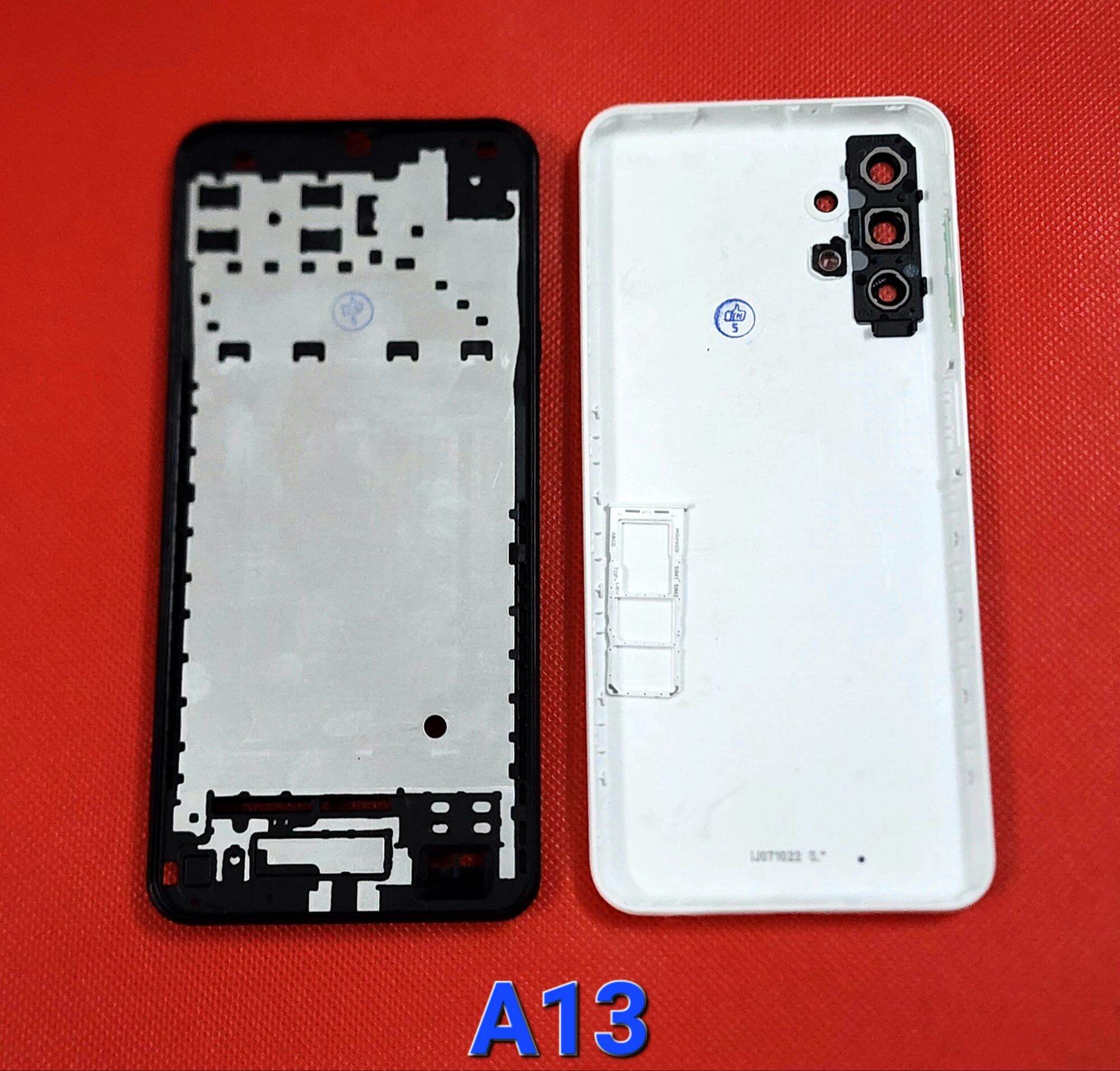 Vỏ sam sung a13 zin full , vỏ bộ sam sung a13 full blacket + khay sim