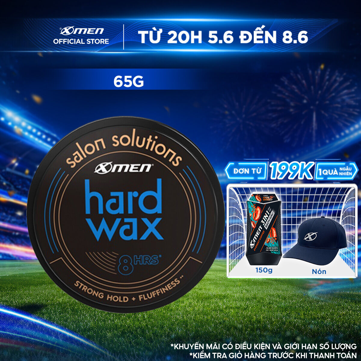 Sáp Xmen Salon Solutions - Hard Wax 65g