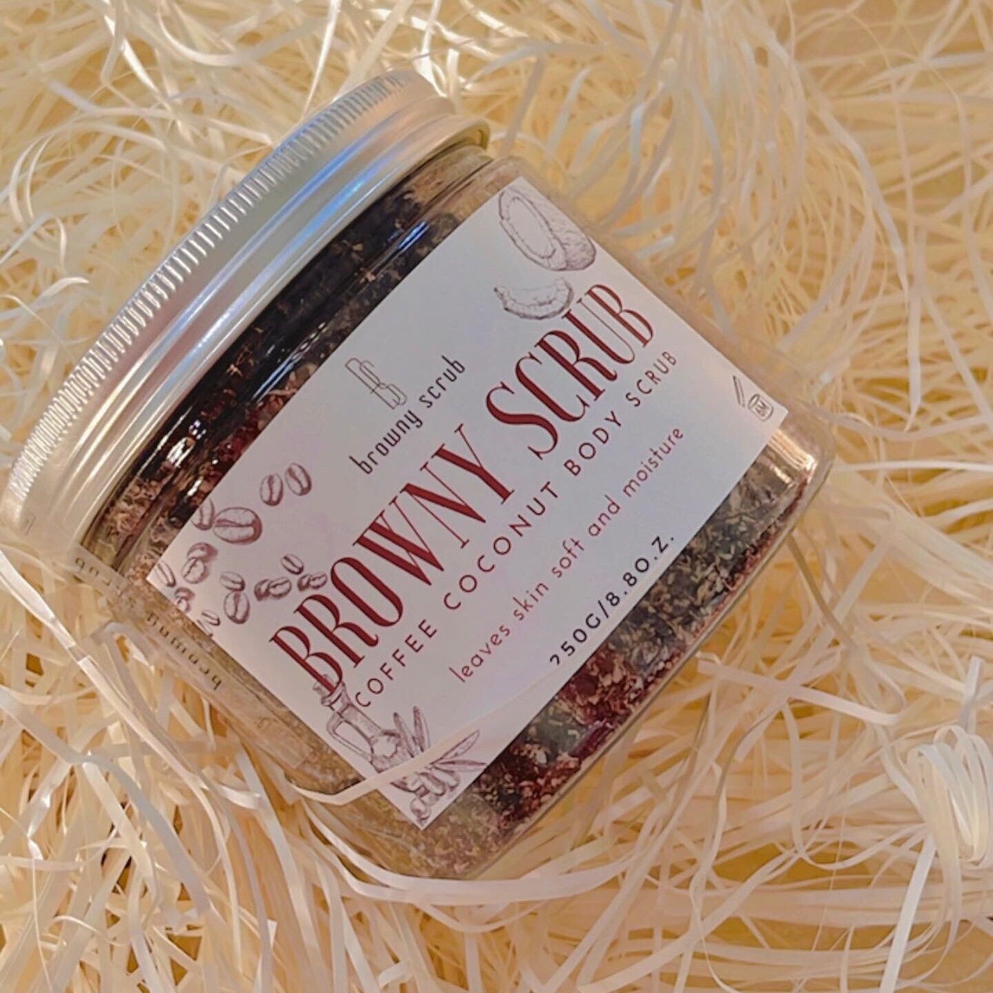 Browny Scrub, Tẩy Tế Bào Chết handmade