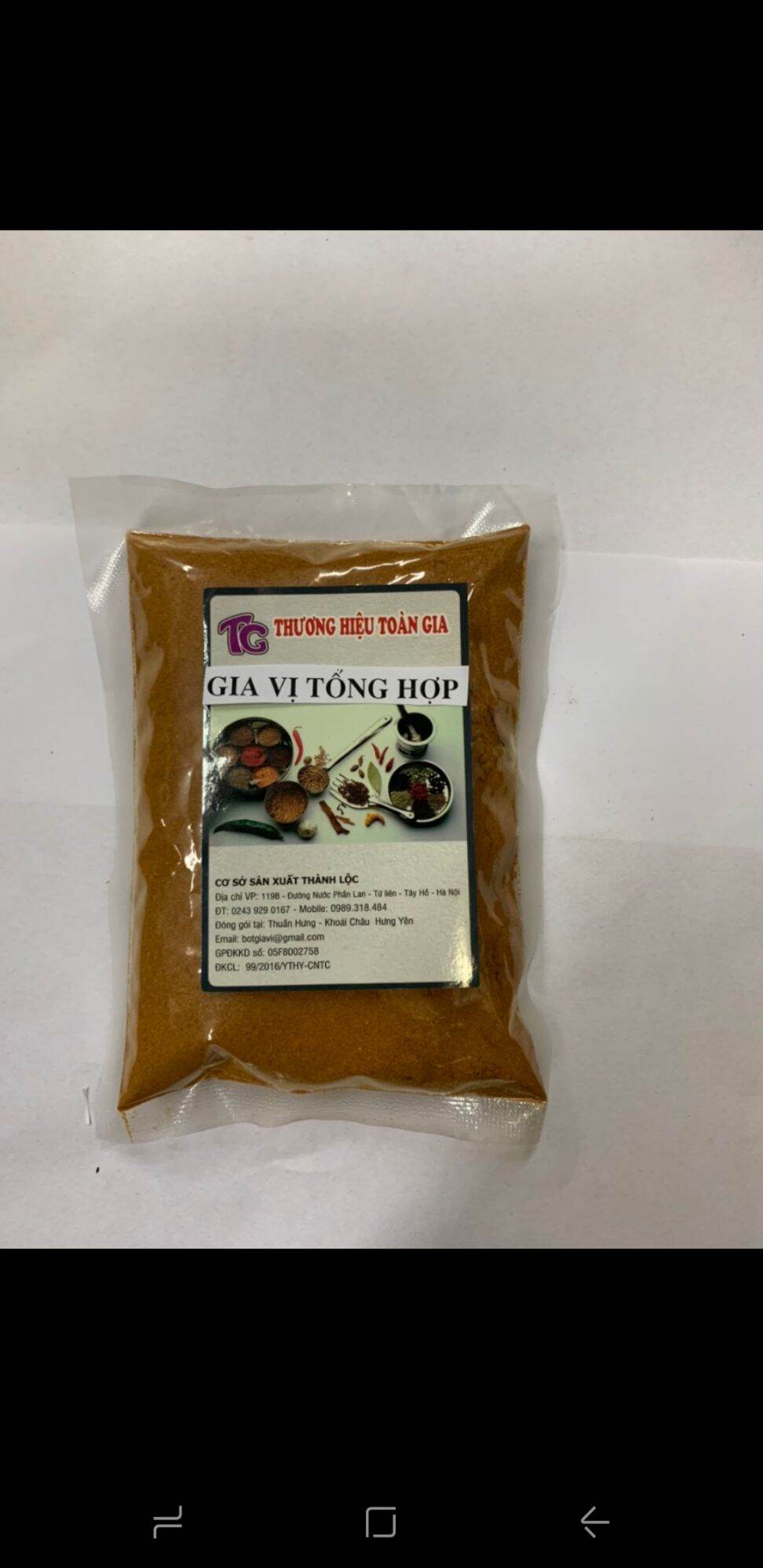 Gia vị tổng hợp xúc xích gói 100g