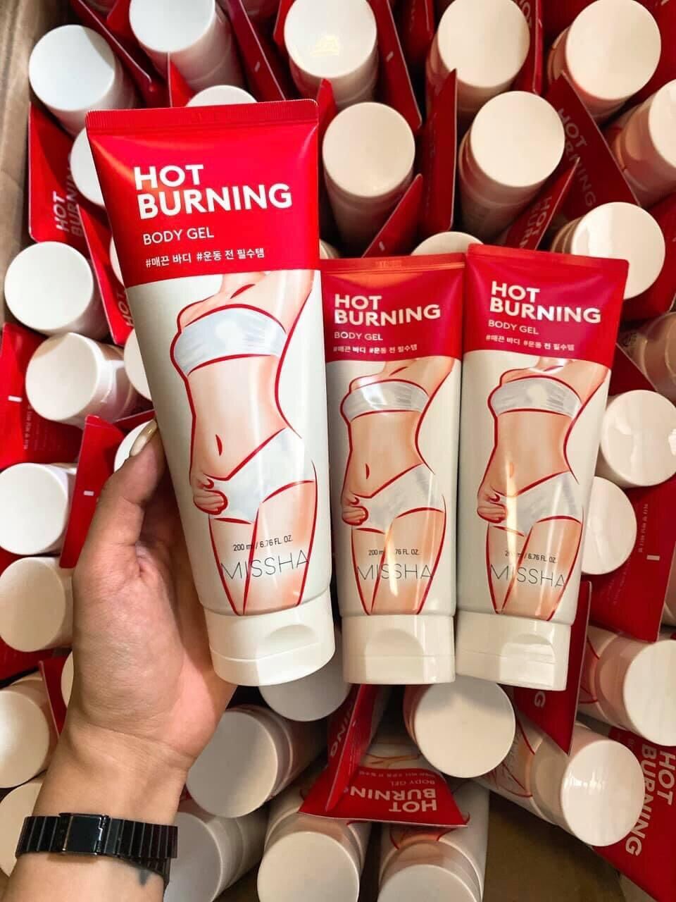 Kem tan mỡ Hot Burning Body Gel Missha 200ml
