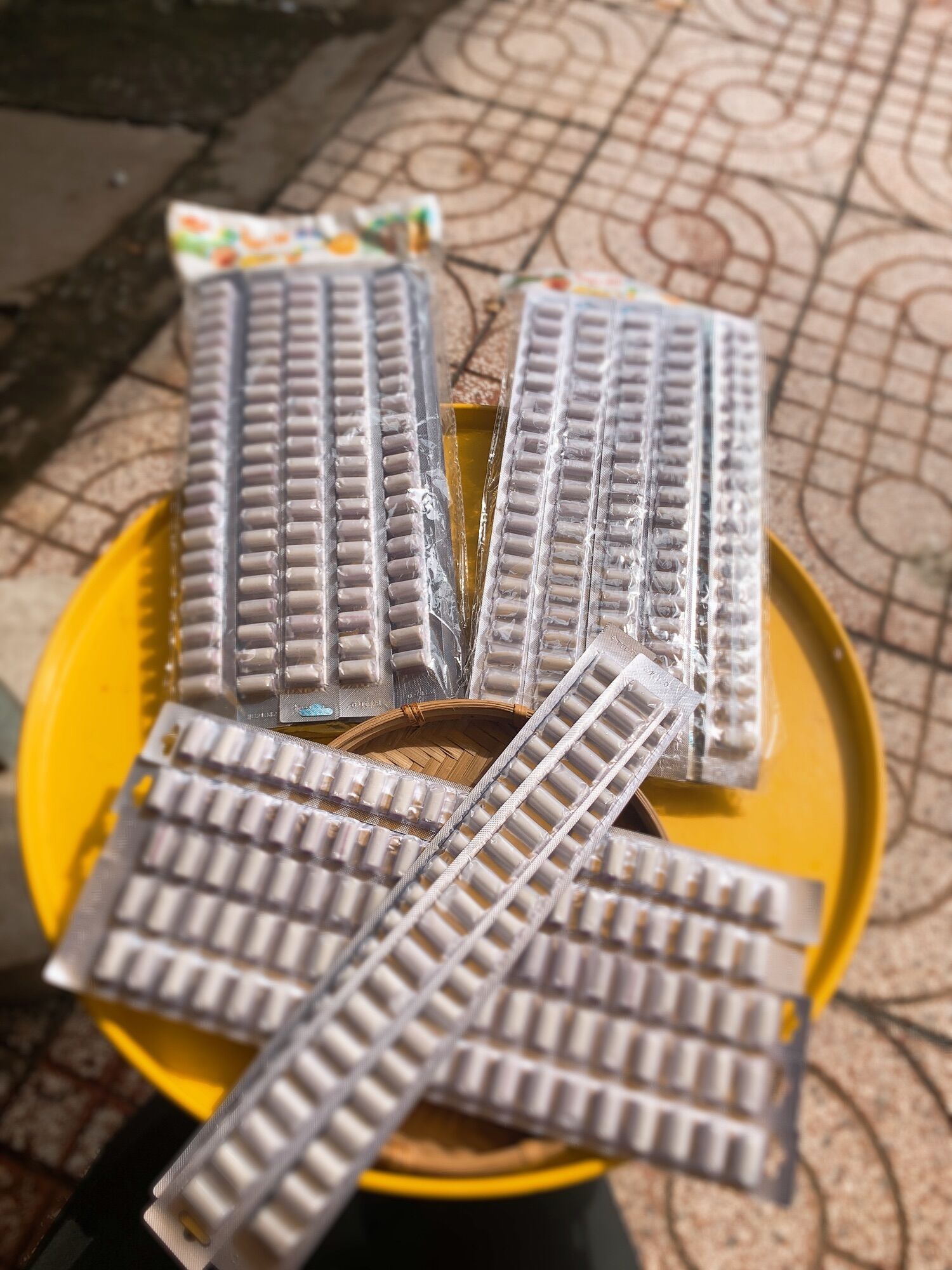 10 vỉ kẹo khoai môn tuổi thơ