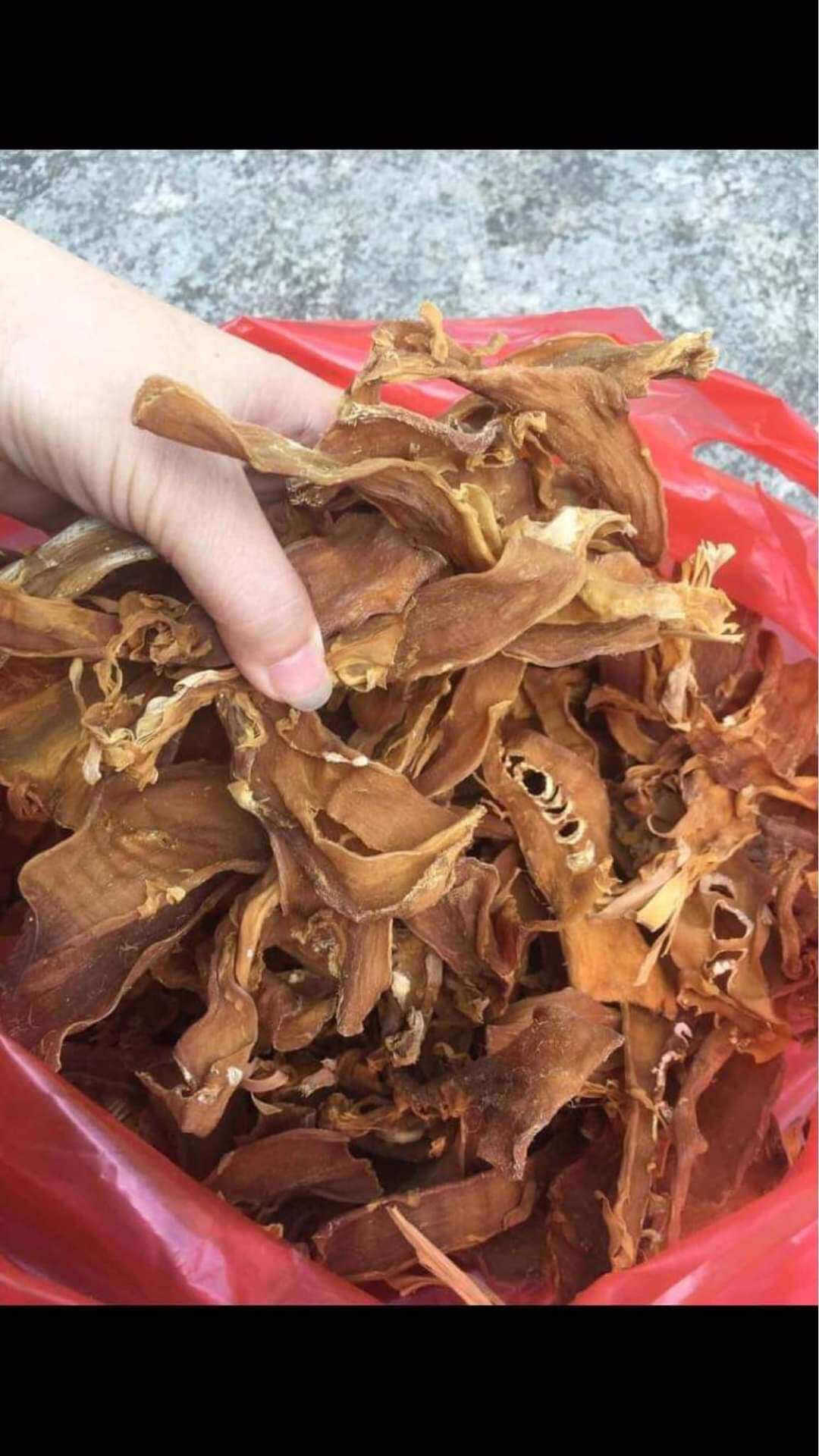 Măng lưỡi lợn, măng củ khô sạch 500G