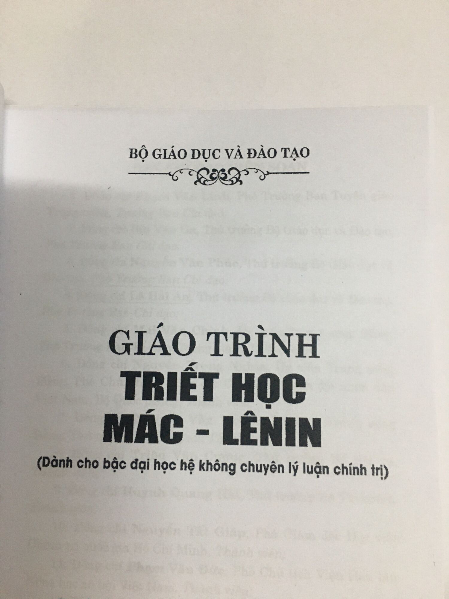 GT triết học Mác - Lênin (bản 2021)