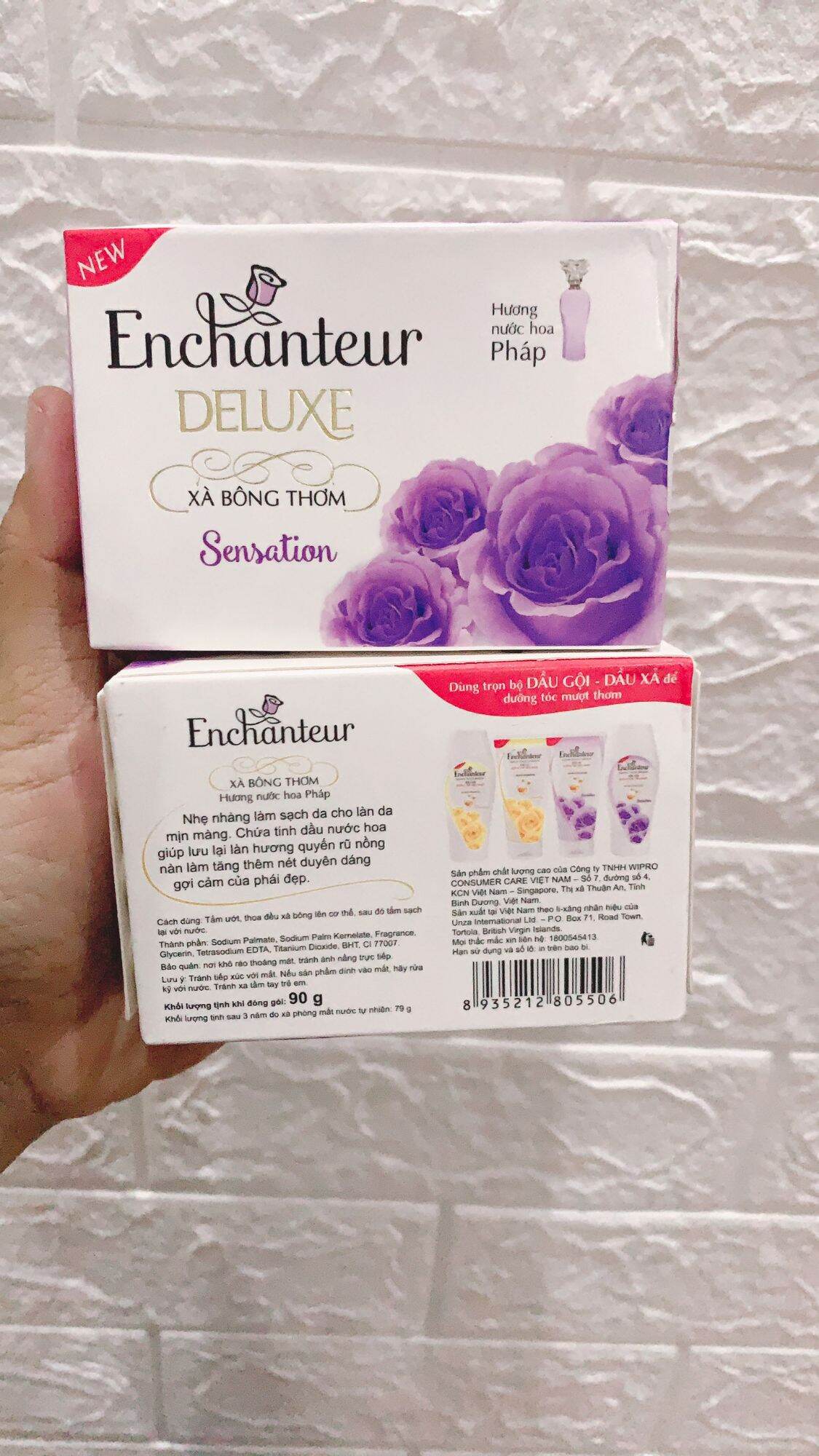 [Hcm]Set 2 Cục Xà Phòng Enchnter 90G