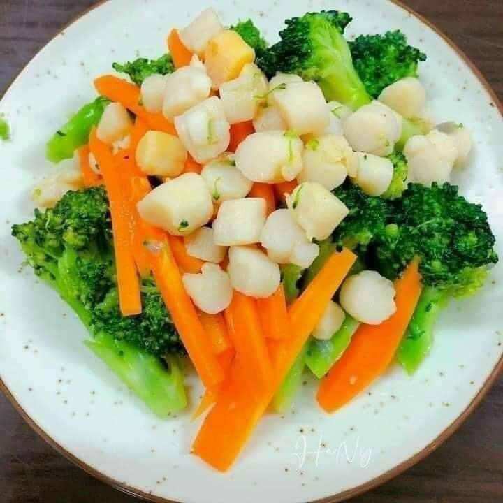 [TÚI 1KG] CỒI SÒ ĐIỆP NHẬT SIZE 40-60 IB/KG. THỰC PHẨM NHẬP KHẨU