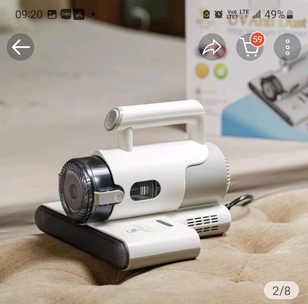 [HCM] Máy hút bụi nệm, giường Moaz bebe, bảo hành chĩnh hngx 12 thánh