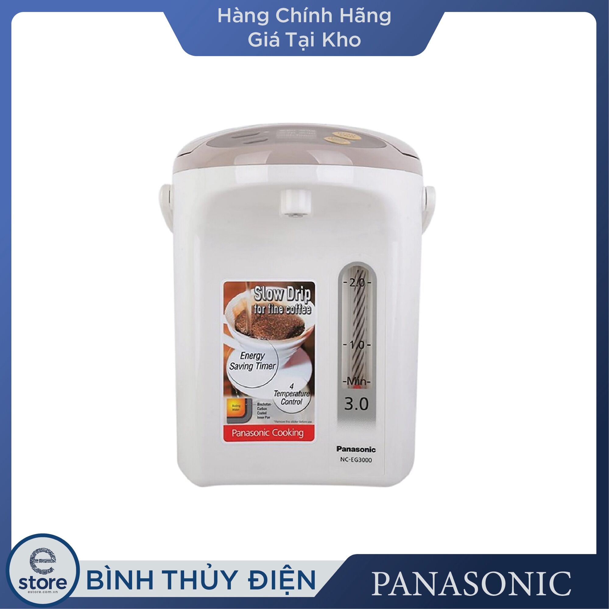 Bình thủy điện panasonic nc-eg3000 - hàng nhập khẩu