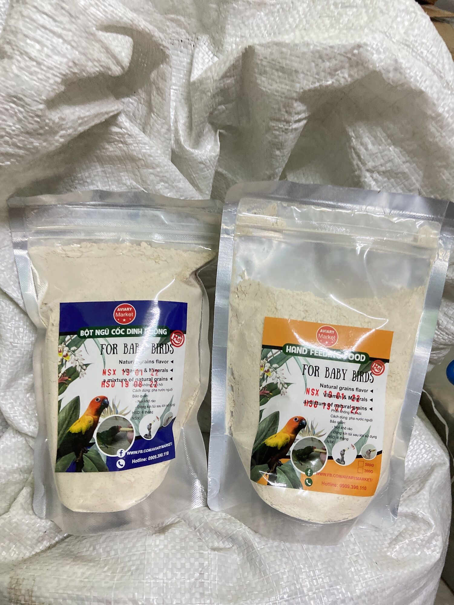 [HCM]Bột vẹt con 1kg .