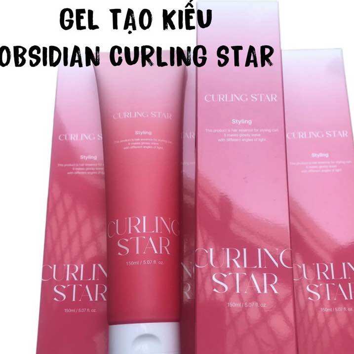 Gel tạo kiểu tóc uốn xoăn bồng bềnh - Obsidian Curling Star 2 Swing 150ml