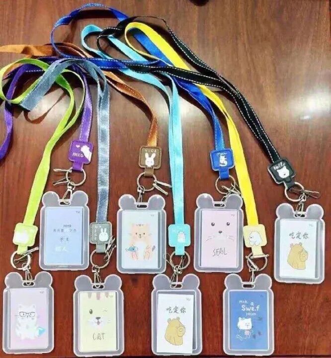 Thẻ đeo bảng tên tai gấu siêu xinh