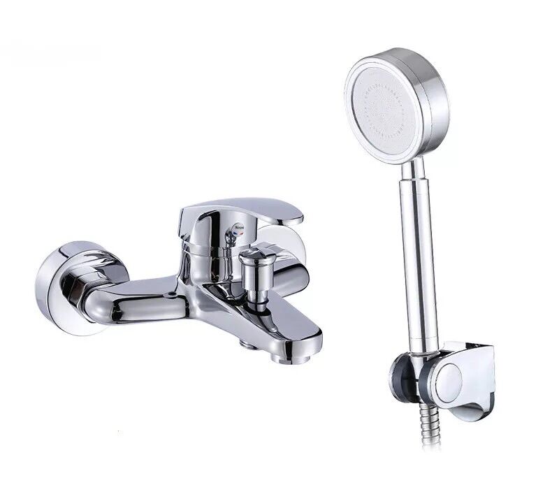 Sen tắm nóng lạnh đồng mạ crom mini Mission nước mạnh sáng bóng