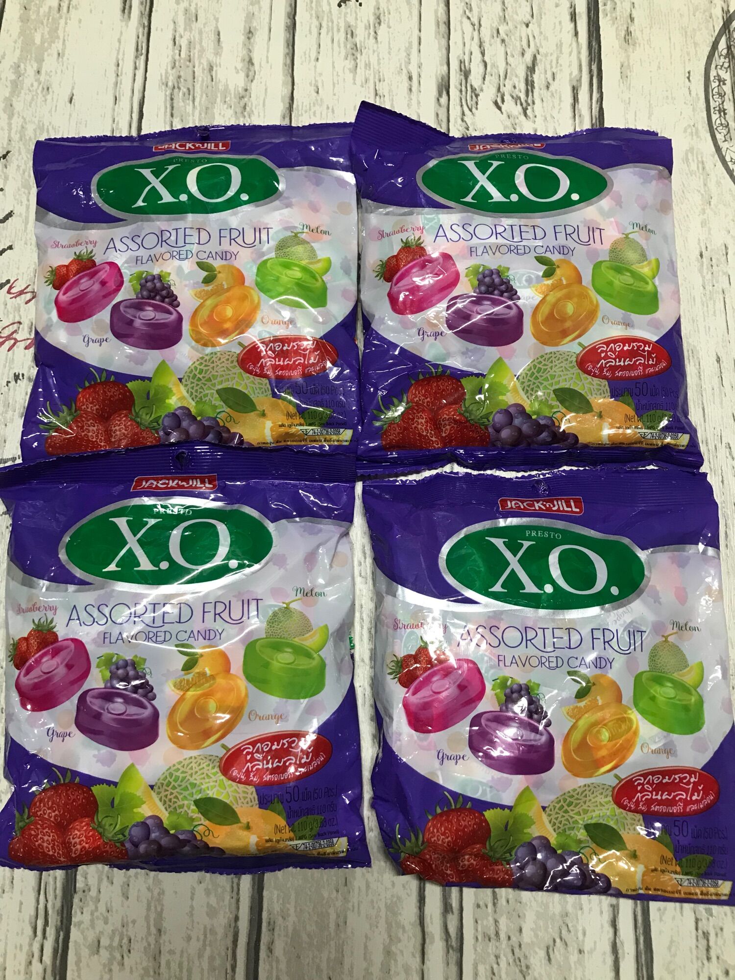 Kẹo Trái Cây XO Thái Lan Gói 110g