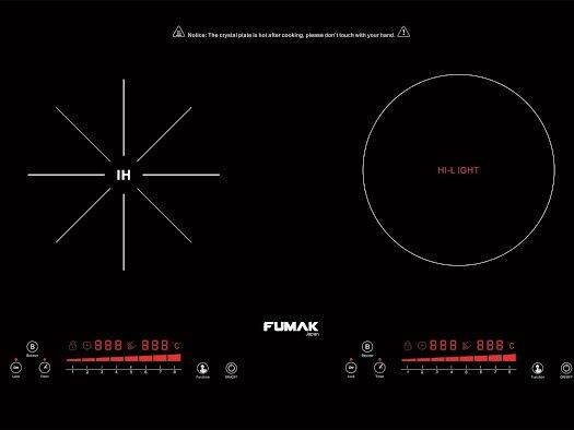Bếp đôi fumak 1 từ 1 hồng ngoại fm-cf2000