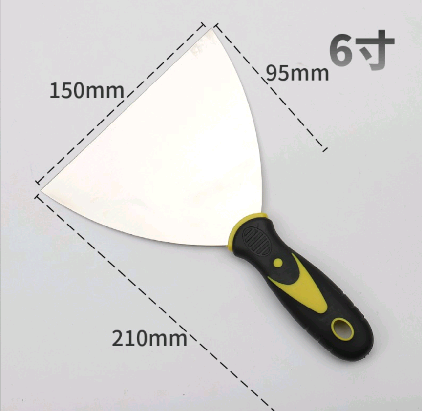 Sủi tường, xúc bột dẻo bột bả keo bả inox cán cao su bản rộng 5-15cm