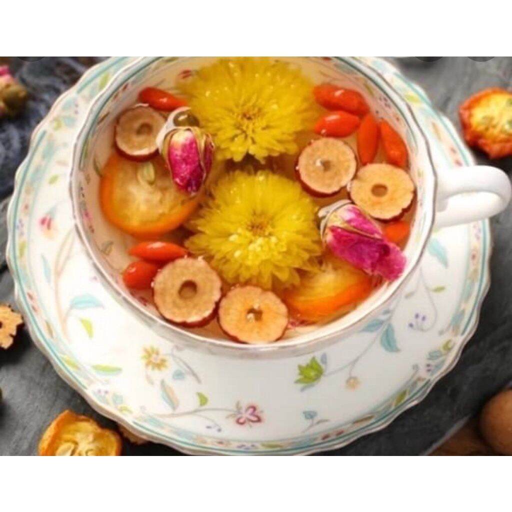 Trà Hoa Cúc Vàng Sấy Khô Loại 1( Thơm, Đẹp Như Hình )
