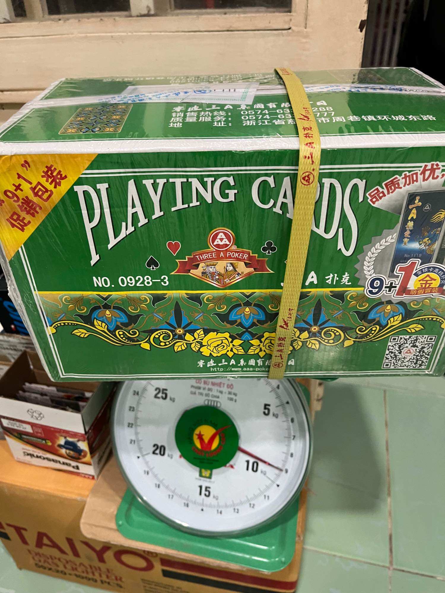 Bài Tây 52 lá PLAYING CARD - XANH LÁ