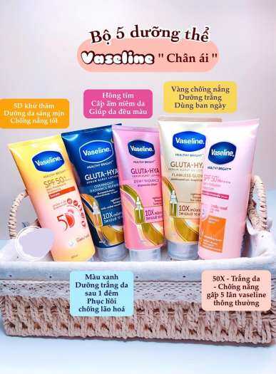 Sữa dưỡng thể Vaseline Gluta Hya serum 10x Thái Lan