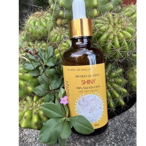 Mỡ trăn gia nhiệt Shiny 100% nguyên chất