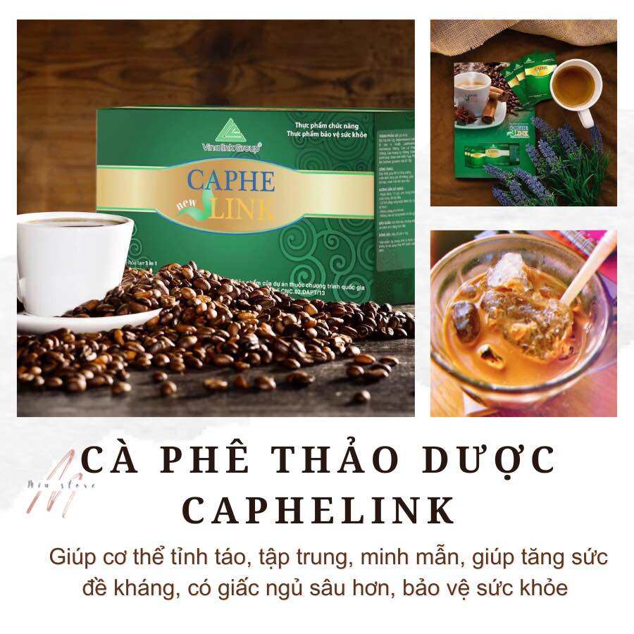 Mới Mới Cà phê Caphelink - Cà Phê Thảo Dược - Cà Phê Bảo Vệ Sức Khỏe