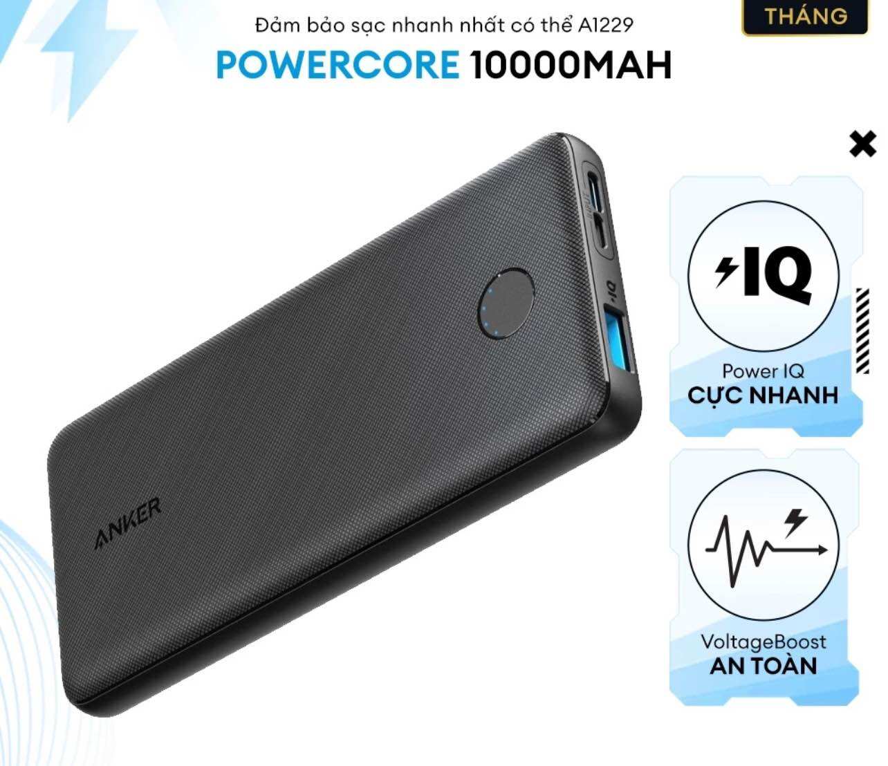 Sạc dự phòng Anker A1229 A1223 Đen New