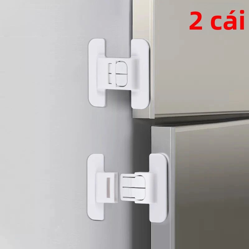 2 Chiếc Khóa An Toàn Cho Trẻ Em Cho Tủ Lạnh Và Tủ Chống Mở Nước Tủ Khóa Khóa Nội Thất Gia Đình Bảo Vệ An Ninh