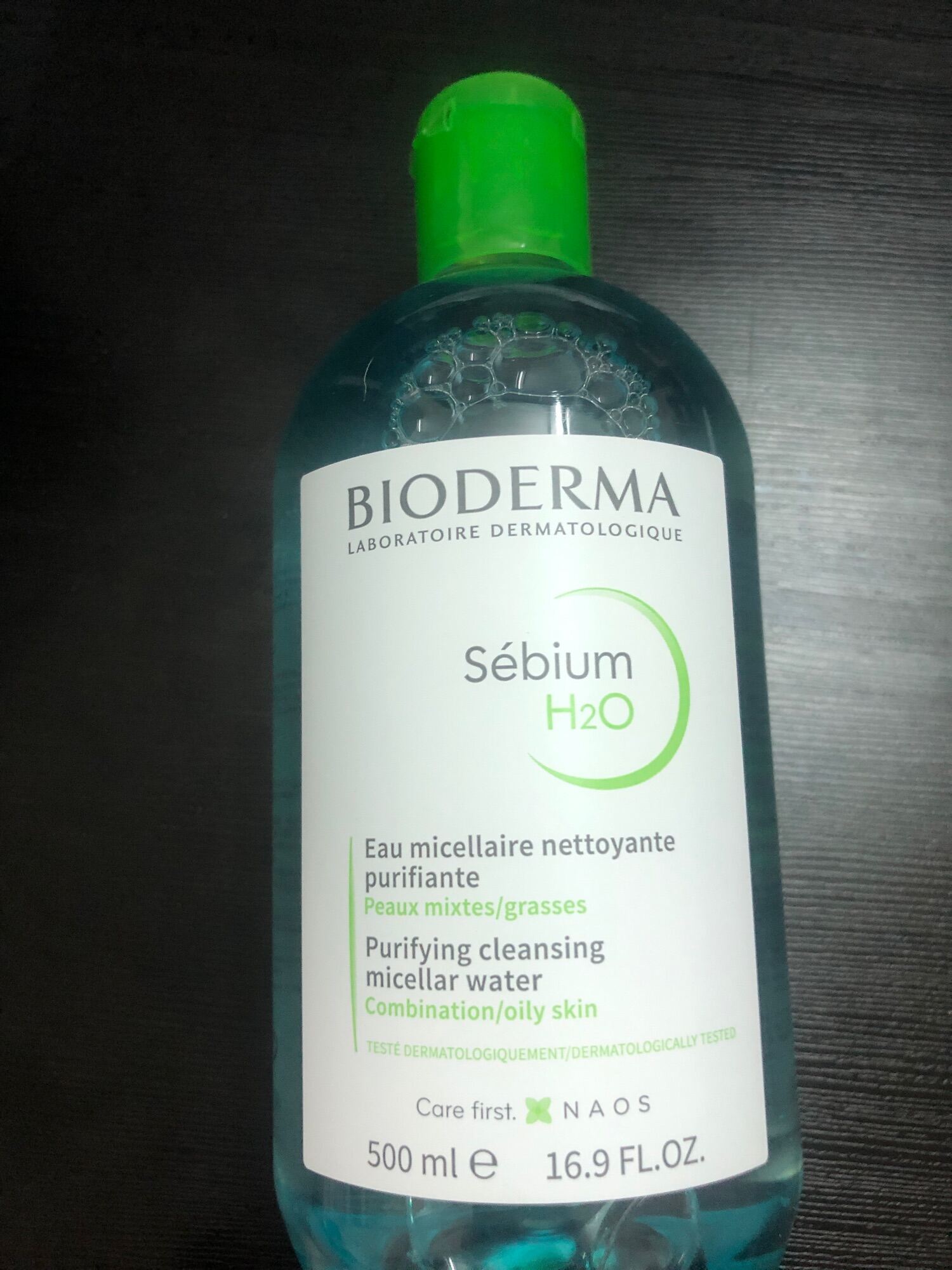 [Hcm]Nước Tẩy Trang Bioderma Xanh Cho Da Dầu 500Ml