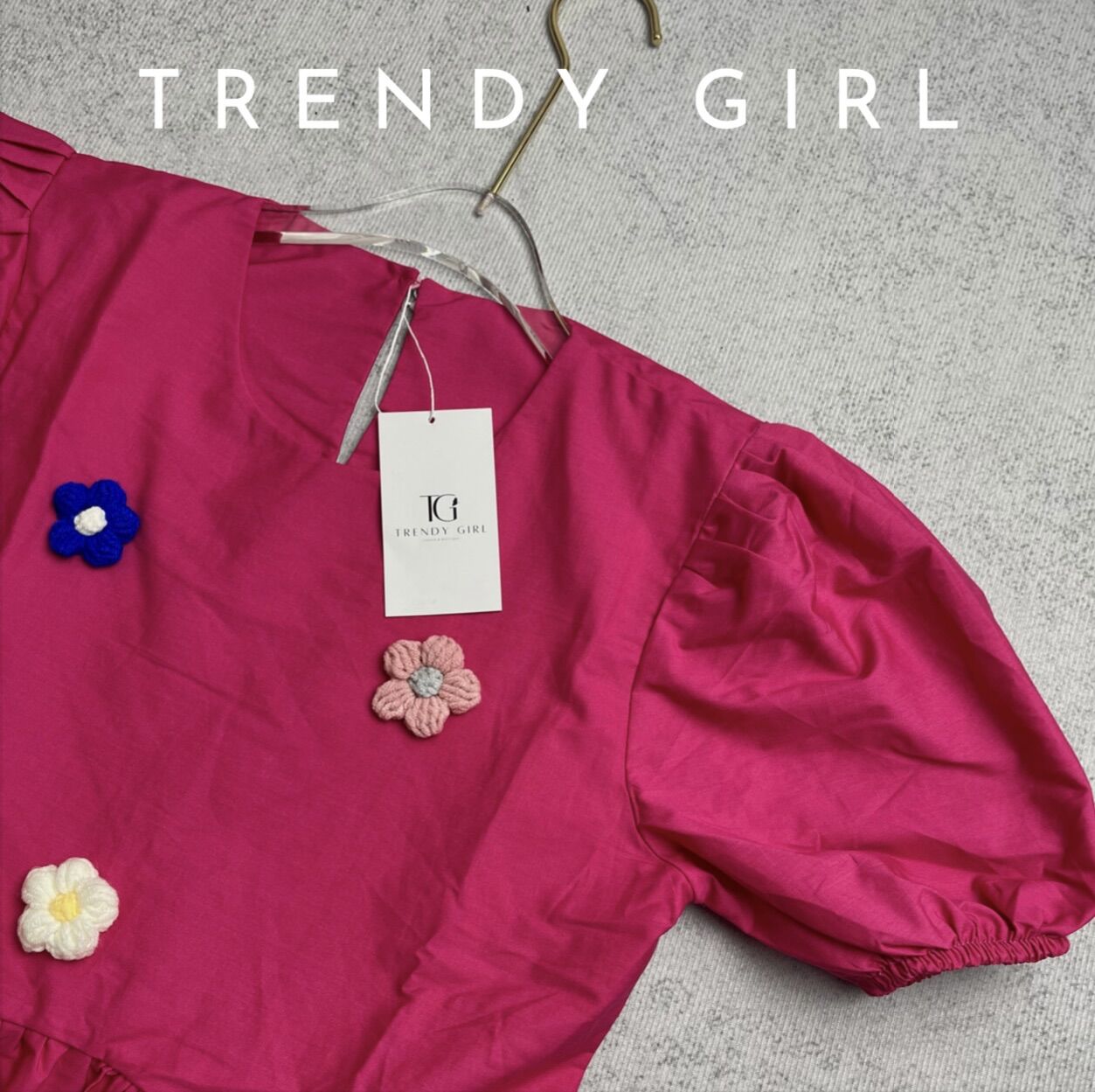 Đầm baby doll phối hoa