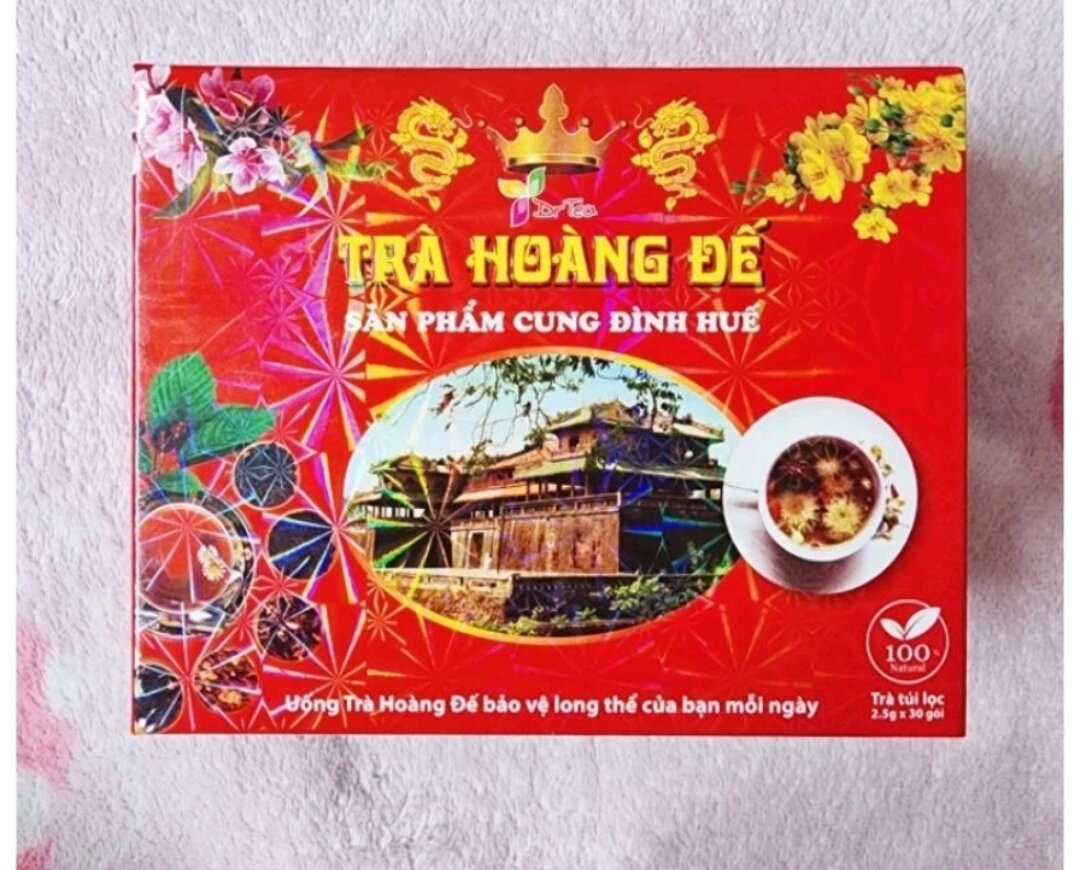 TRÀ HOÀNG ĐẾ TÚI LỌC HỘP 30 GÓI