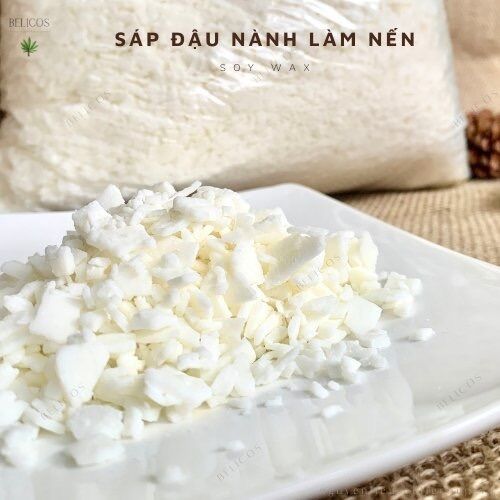 [HCM]Sáp Đậu Nành Làm Nến Thơm Cao Cấp 500 gram