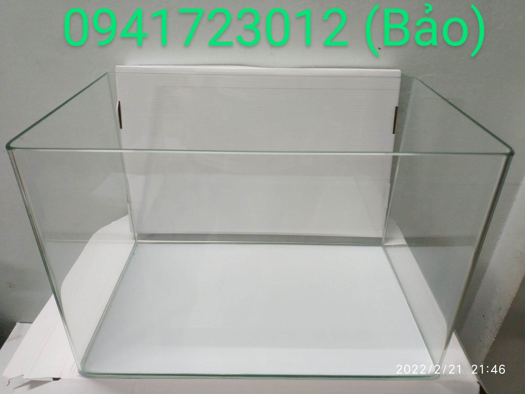 Bể cá kính đúc Minjiang 35x21x24cm