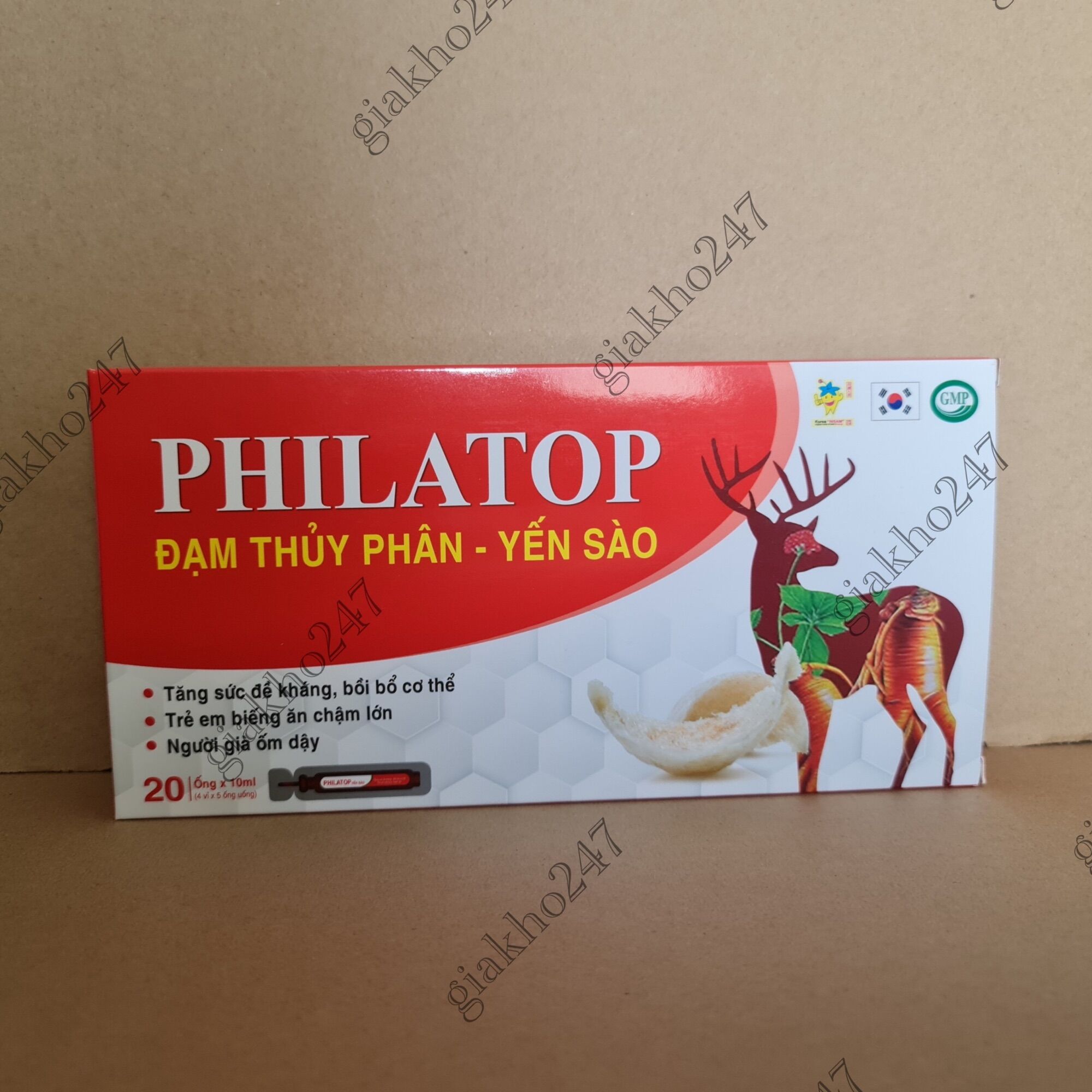 Philatop Thuỷ Phân - Yến sào tăng cường sức đề kháng, trẻ biếng ăn, chậm lớn