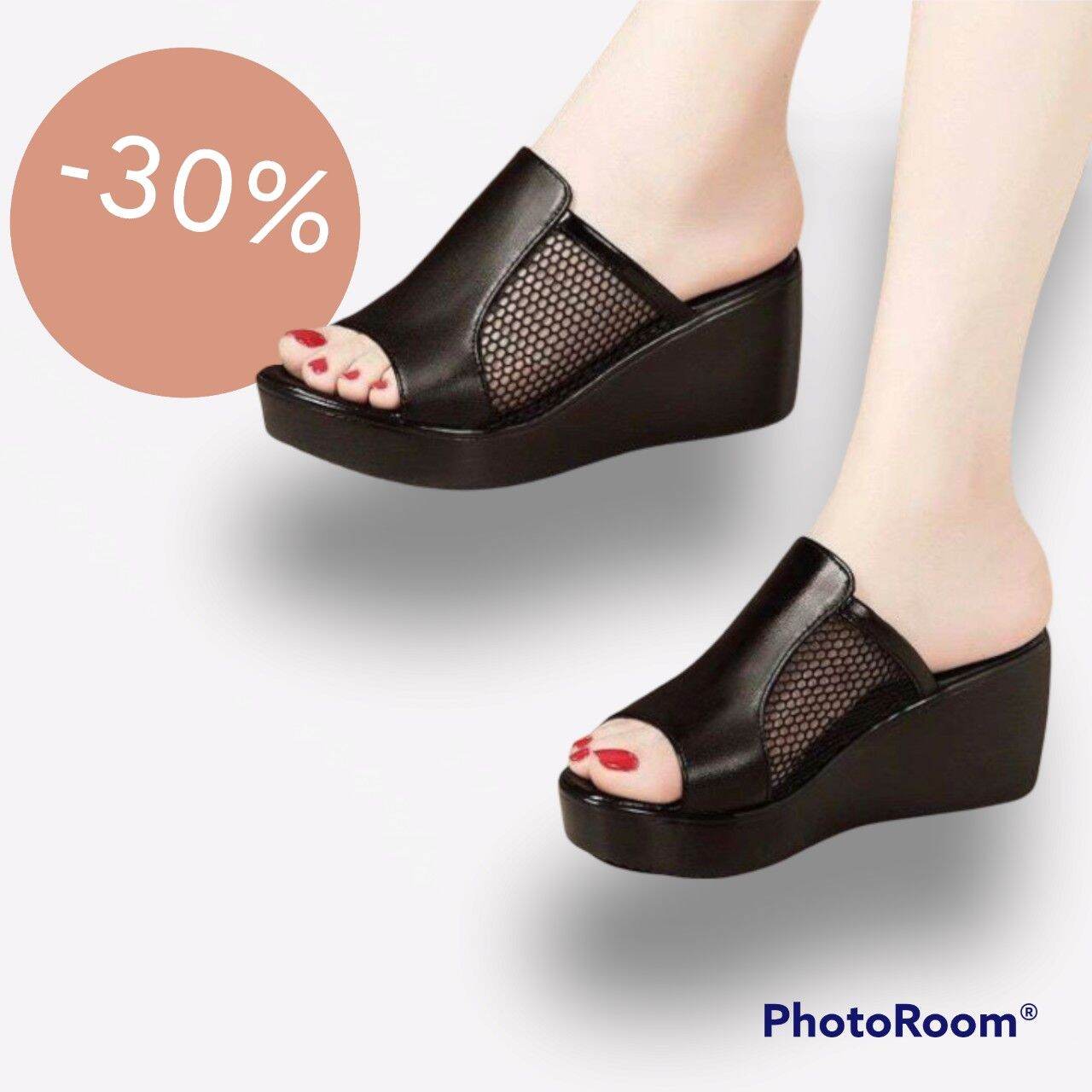 Dép đế xuồng phối lưới kiểu mới GPSHOP
