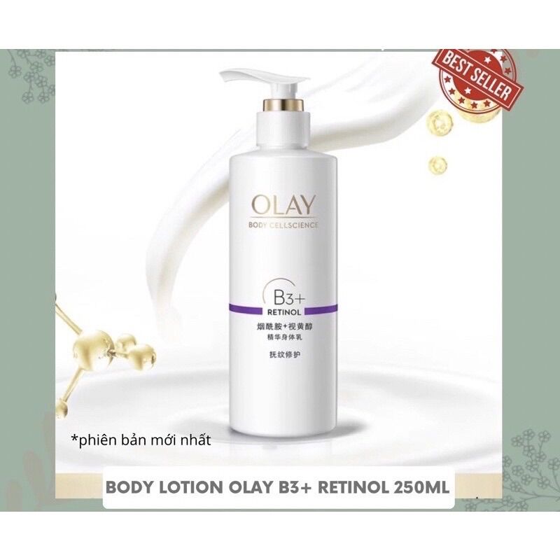 Sữa dưỡng thể trắng da Olay B3 Retinol