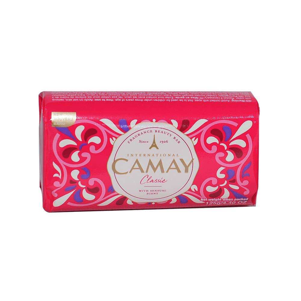 Xà bông cục Camay 125g màu đỏ