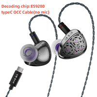 KBEAR Tourbillon-Pro TB-PRO 10mm Dynamic Drive Tai Nghe Nhét Tai Có Độ Phân Giải Cao Type-C HIFI Có Dây Với Màng Loa Tổng Hợp PU+PEEK+DLC