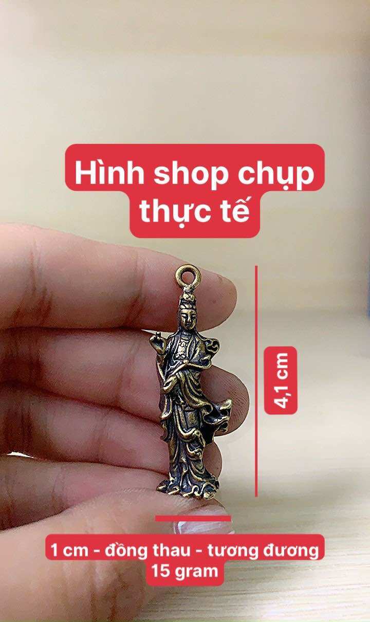 Tượng đồng phật bà quan âm mini