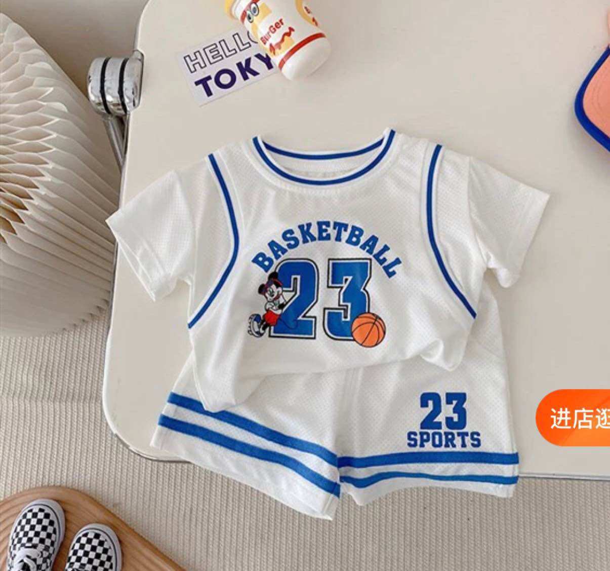 Bộ 3D thun thể thao cho bé trai 8-18kg