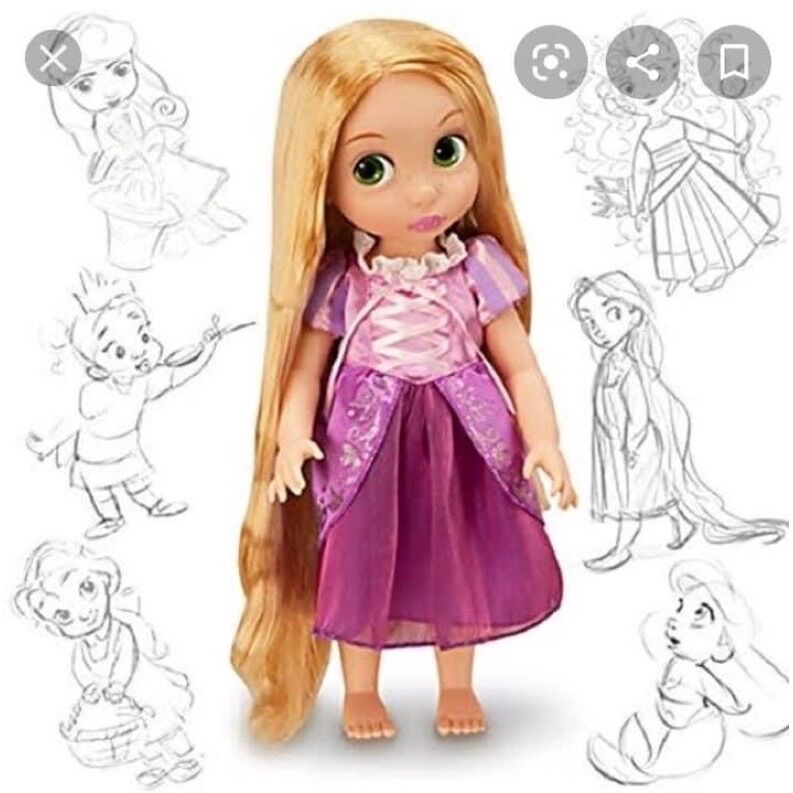 Búp bê Disney Animator - công chúa tóc mây cao 39cm