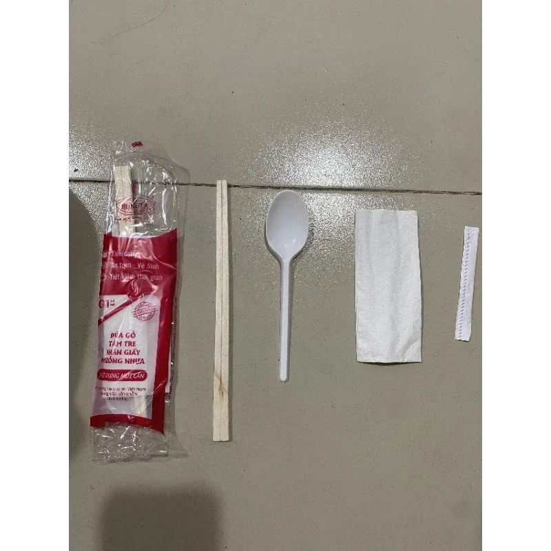 100 bộ combo đồ dùng một lần
