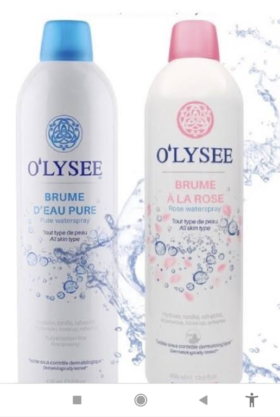 Xịt khoáng olysee 400ml