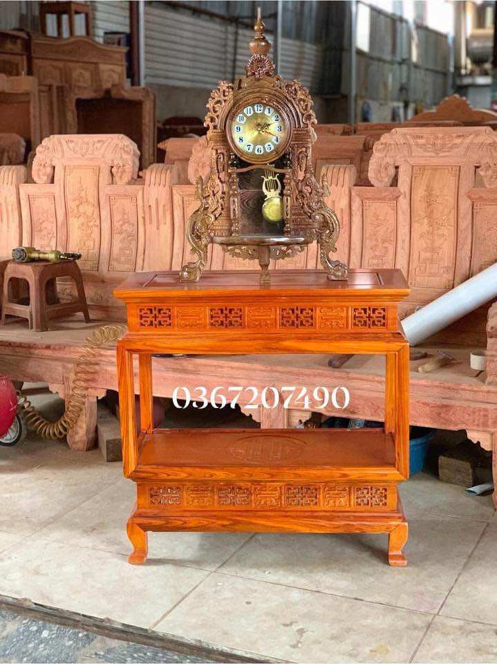 Đồng hồ gỗ để bàn