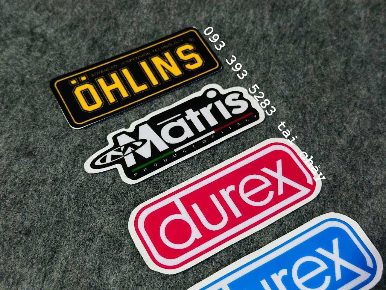 [ 1 MIẾNG ] TEM STICKER LOGO DÁN TRANG TRÍ XE SIÊU ĐEP