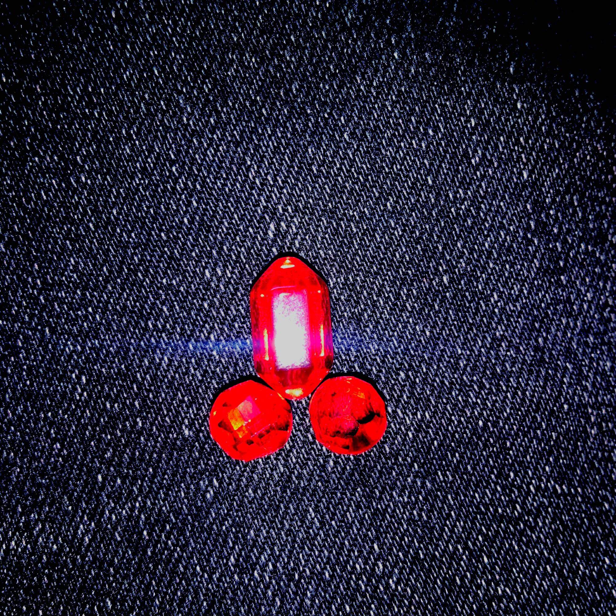 Combo 3 viên lục giác đỏ ruby 😍
