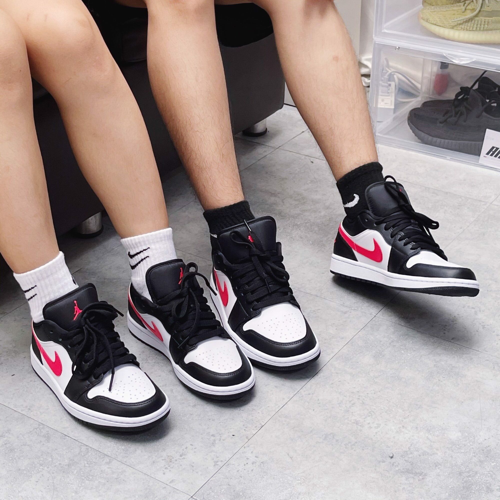 Giày Nike Air Jordan 1 Low Siren Red (chính hãng)