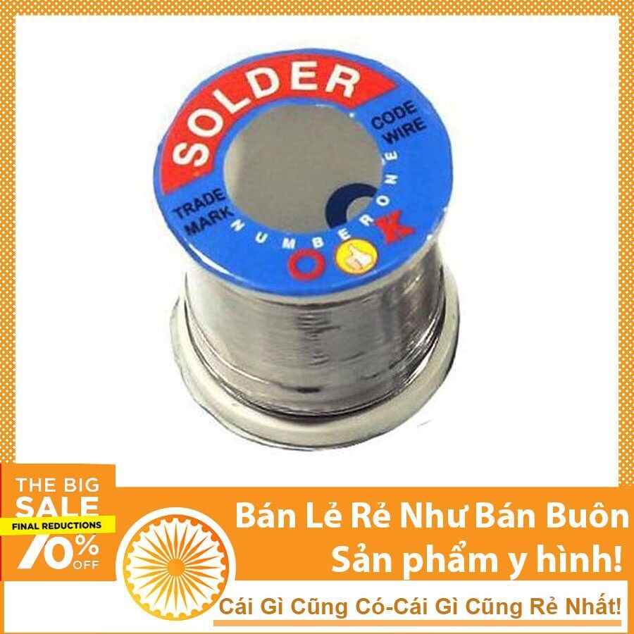 Cuộn thiếc hàn không chì 100g 0,8ly