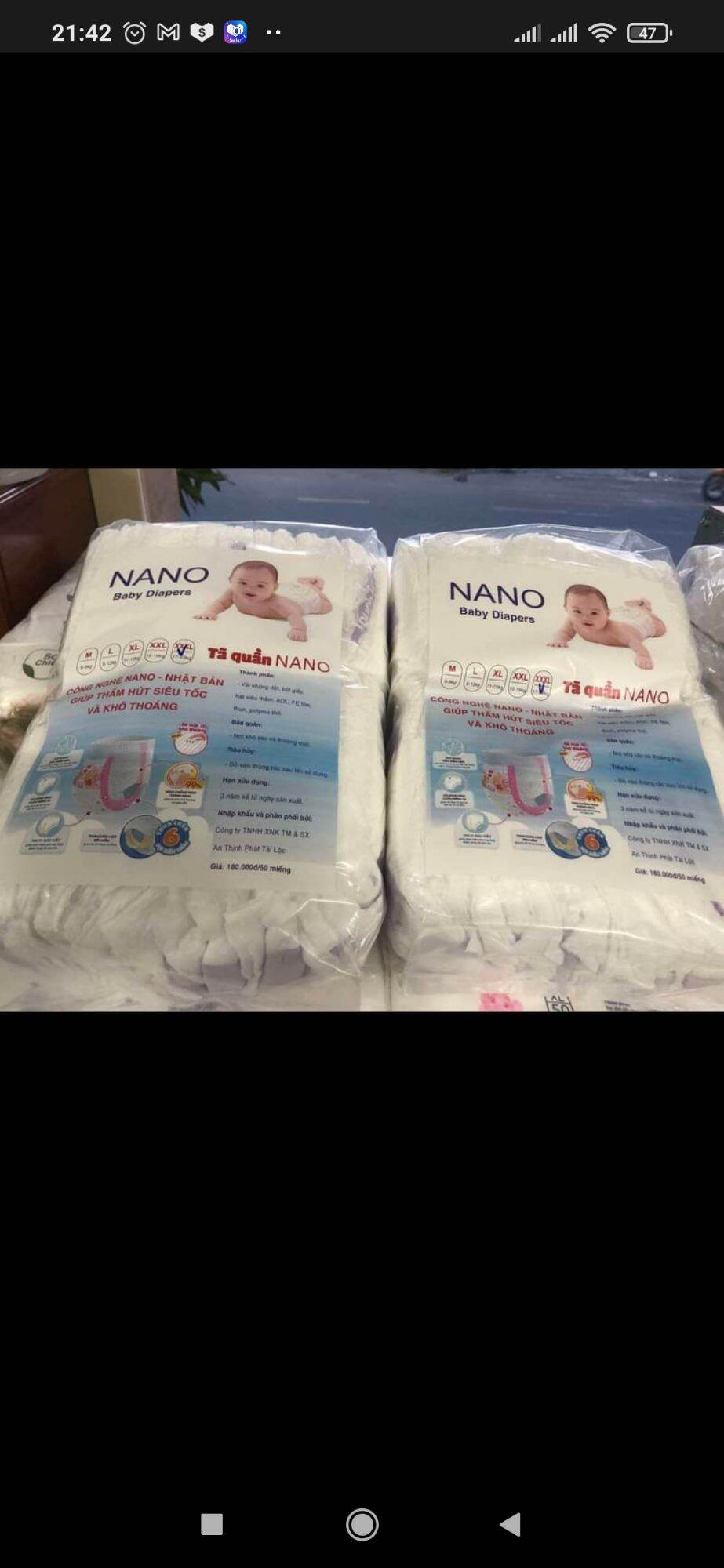 Combo 100 miếng bỉm quần nano nhật siêu thấm hút
