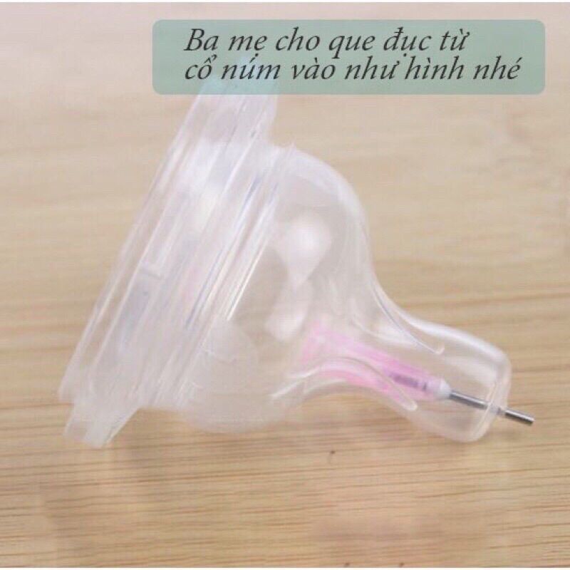 Dụng cụ dập núm ti bình sữa/ Dụng cụ đục núm ti bình sữa
