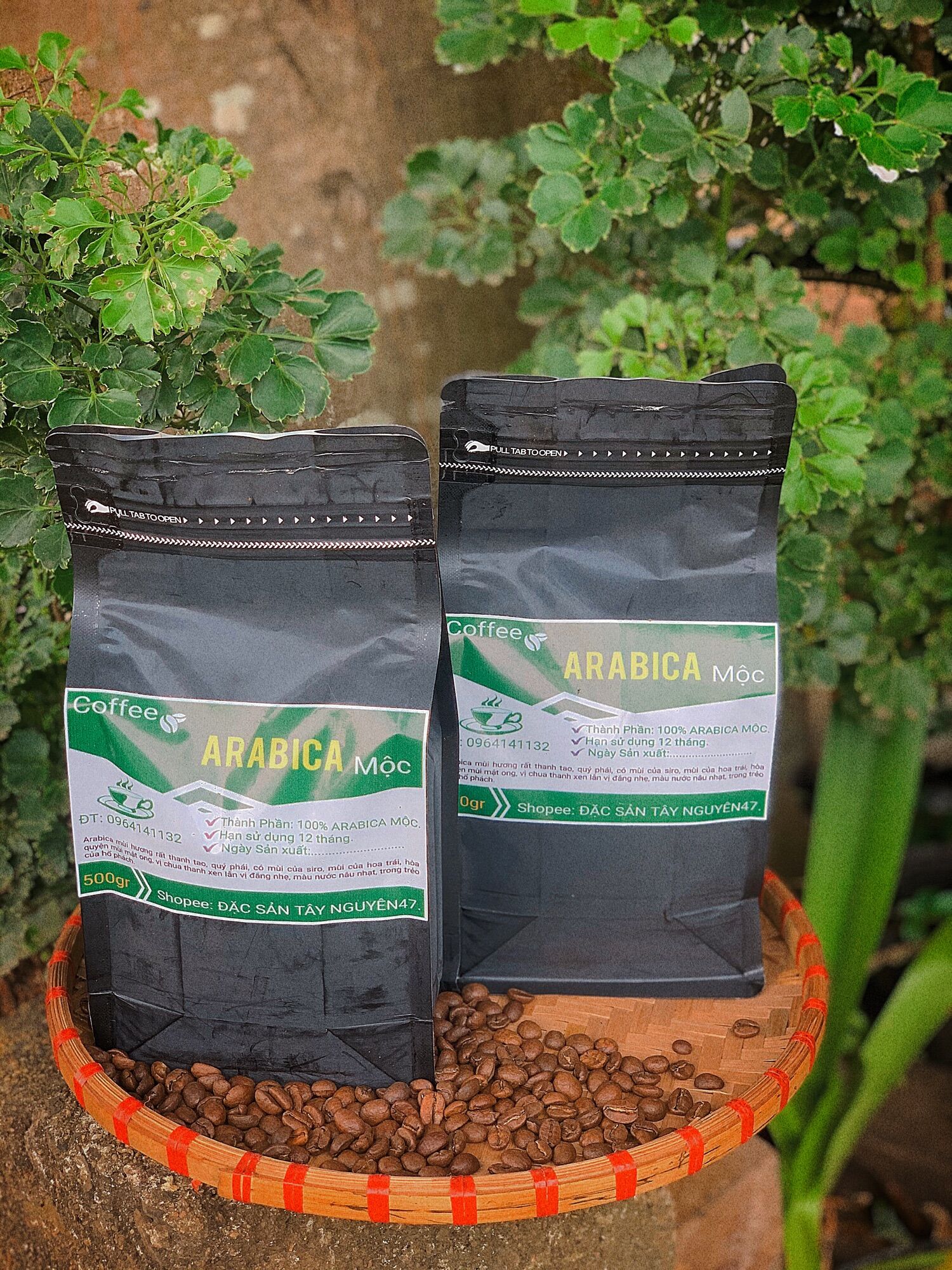 500g_Cafe Arabica Chế Biến Ướt