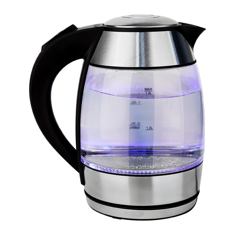 Ấm điện đun nước siêu tốc thủy tinh 1850W Lock&Lock EJK418SLV 1.8L